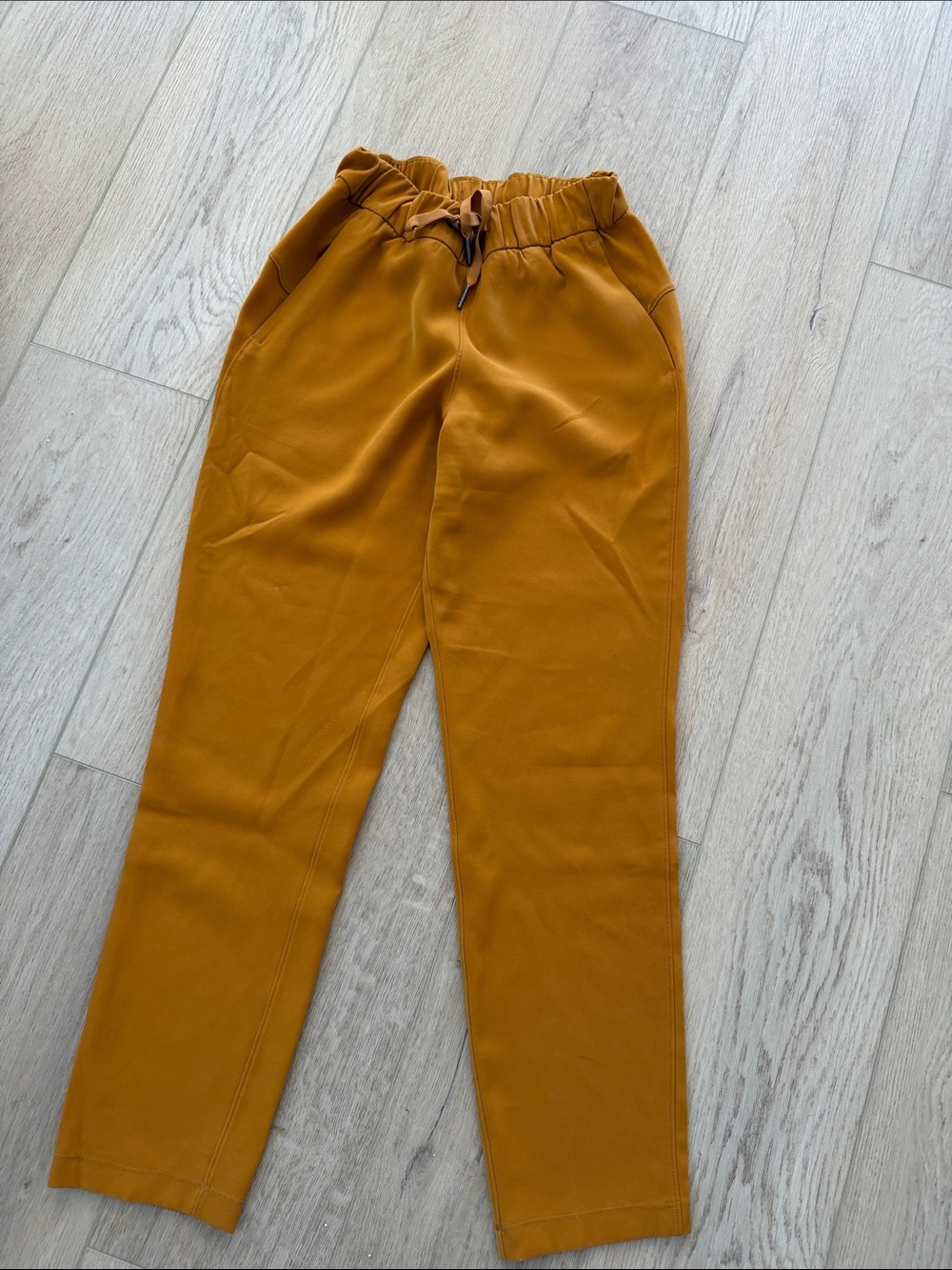 lululemon athletica Mustard Yellow Drawstring Pants